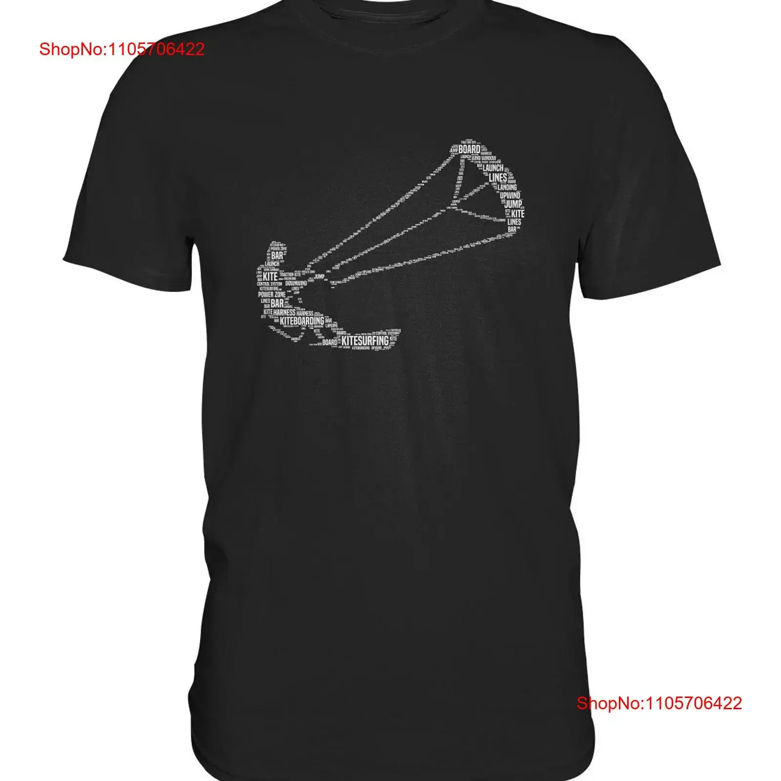 T Shirt Kitesurfing Terms Kitesurfer Kiting Premium vintage Washed Versatile designer clothes streetwear Comfortable Soft
