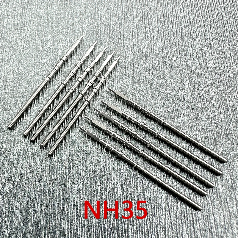 NH35 Watch Crown Stem Spare Parts Crown Watch Steel Stem Fits NH35 NH36 NH38 NH39 Automatic Mechanical Movement Stem Part