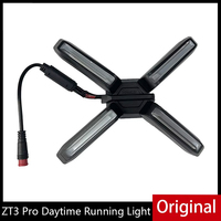 Original Headlight for Ninebot ZT3 Pro Electric Scooter X-shaped Front Light Daytime Running Light Parts Accessories