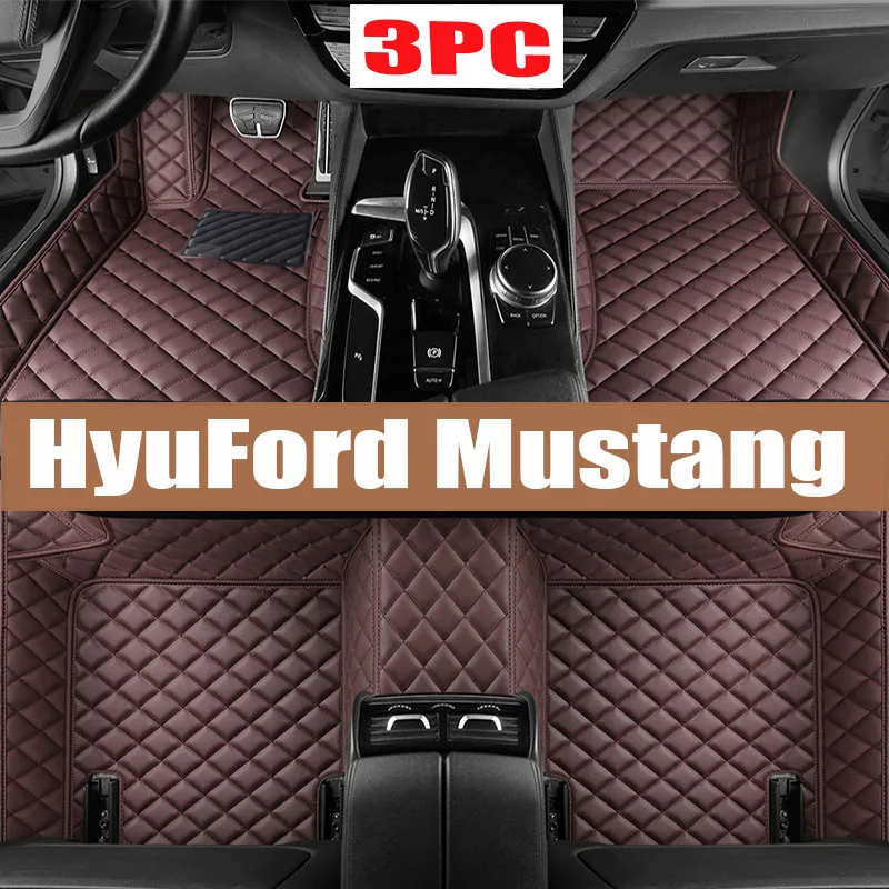 

Car floor&Trunk mats for Ford Mustang 2015-2022 16 17 18 19 20 21 Custom foot Pads automobile carpet cover interior accessories