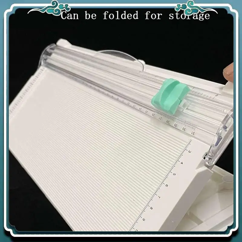 سهلة الاستخدام 12X12 بوصة قطع الورق الحرفية قابلة للطي التجعيد الة قطع الورق قابلة للطي وتسجيل لتغطية الكتب وصندوق الهدايا والصور #2