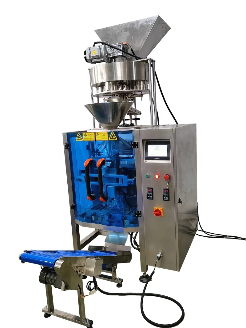 2025 Best Sold Automatic Dry Food Pack Machines for Rice Sugar Salt Volumetric Cup Granule Filling Machine for Sale