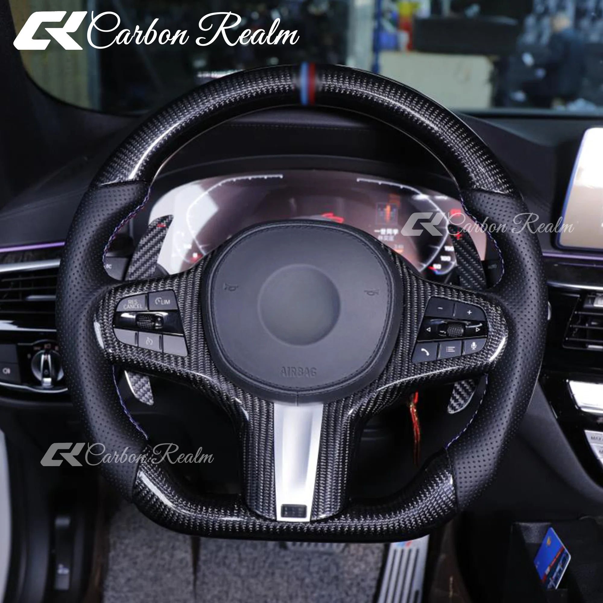 

Руль из настоящего карбона для BMW G30 G31 G32 G38 G11 G12 G14 G15 G16 G01 G02 G05 G06 G07 G09 G18 F90 F91 F97 F98 F95 F96