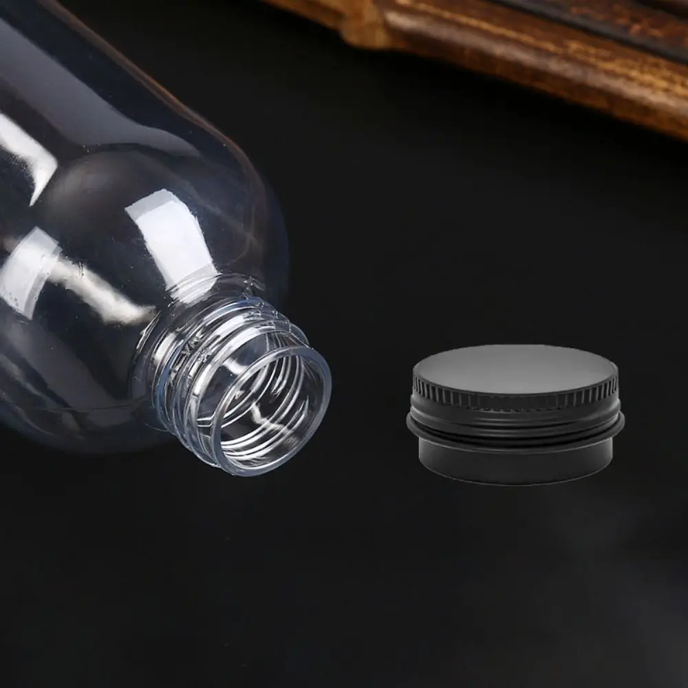 Portable Dust-proof Black Pill Box Not Rust with Lid Mini Pillcase Box Safety Light-proof Pill Packing Box Organizer
