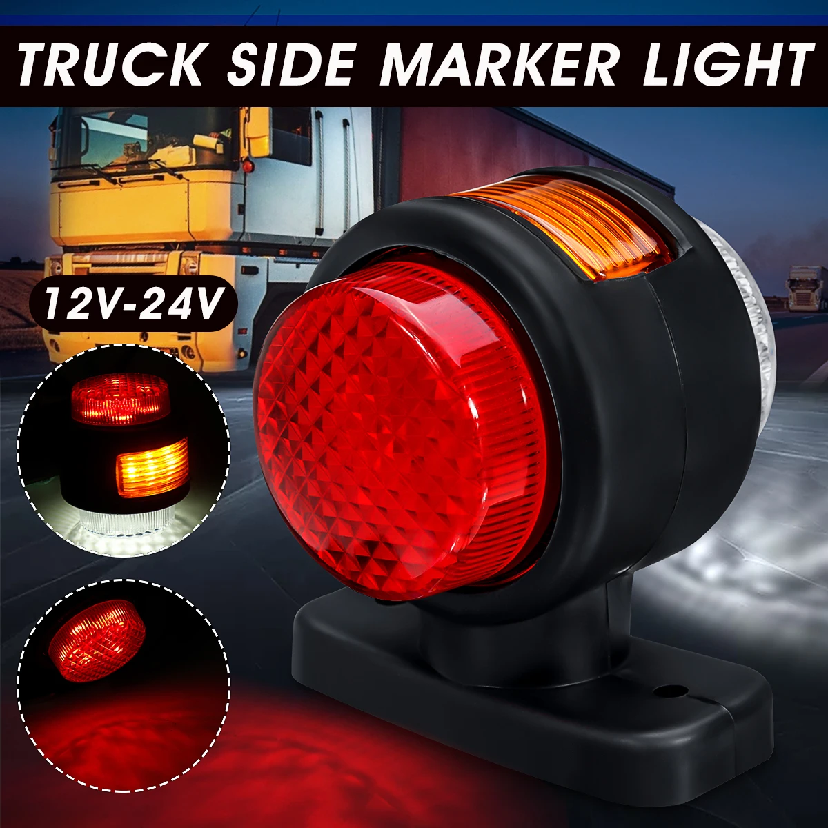 12v-24v 11 Led Truck lights Trailer lamp Tail Light truck Side Marker Indicators caravan rear Light tractor Lights Signal Lights