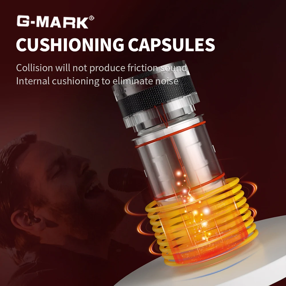 Microphone Capsule G-MARK High Quality Mic Core KTV Dedicated Dynamic Pickup Sensitivity Performance Mic Cartridge