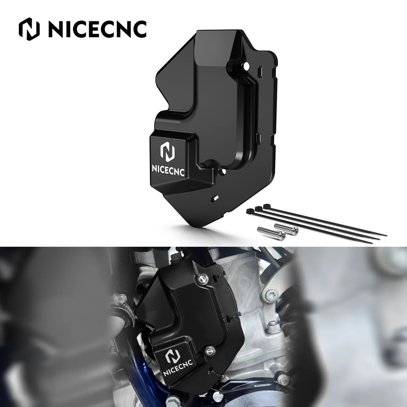 NICECNC For 2024 KTM EXC 300 XCW 300 250 125 SX XC Husqvarna TE300 TC 125 250 TX300 2023 Motorcycle Left Power Valve Cover Guard
