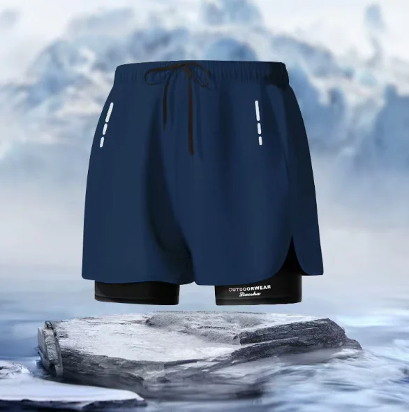 Men's Quick Dry Close Fitting Sports Swim Trunks Elastic Stretch Comfortable Swim Shorts Bathing Suit for Beach Pool Hot Spring