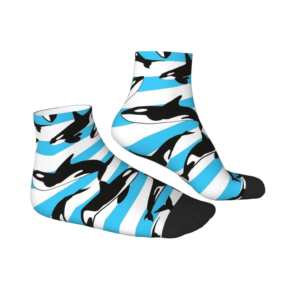 Orca Killer Whale Socks Harajuku High Quality Stockings All Season Socks Accessories for Man's Woman's Christmas Gifts