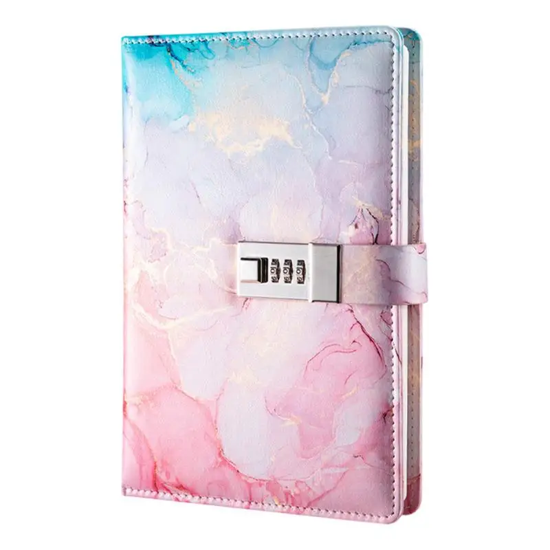 Conjunto estacionário de diário infantil, cadernos portáteis para crianças elegantes, diários e cadernos para crianças, meninos e meninas