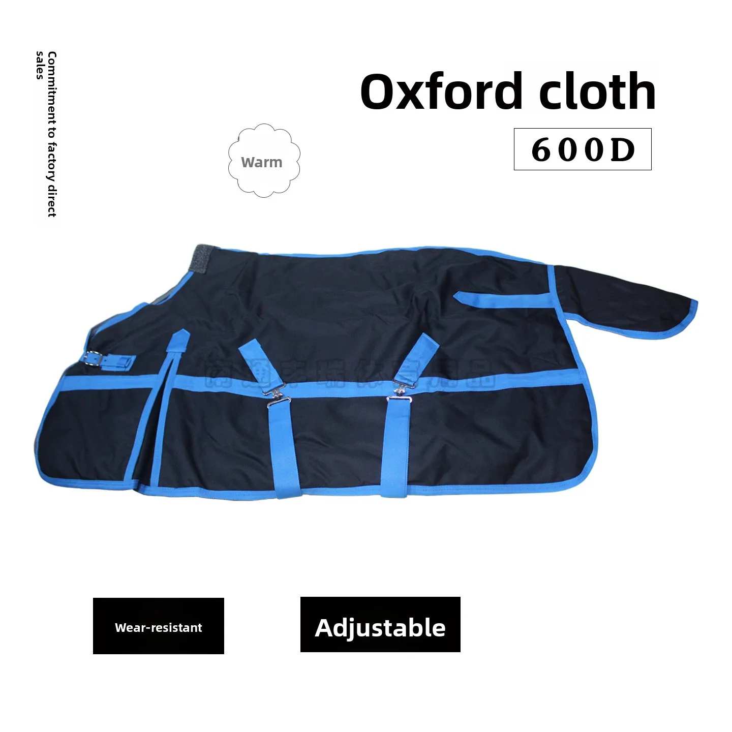Winter Cotton Pony Clothes Are Breathable And Not Stuffy And Sweaty 600D Oxford Cloth, Tear-resistant, Bite-proof