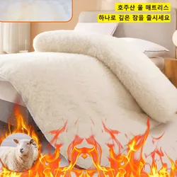 Thickened Mattress Household Single Double Mattress Machine Washable Cashmere Bedding Plush Bedding Winter Thickened Mattress