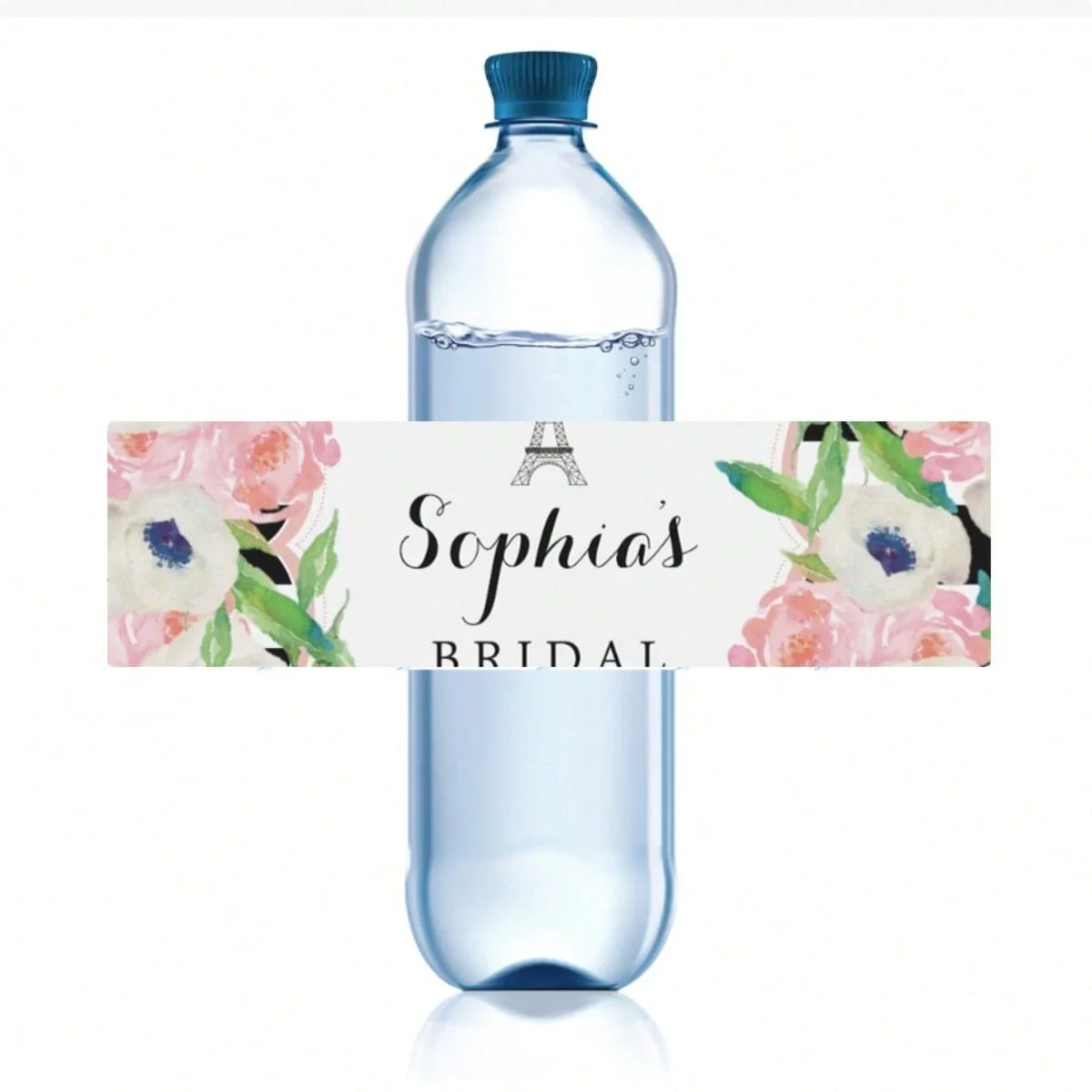 30Pcs Customizable Water Bottle Stickers Self-Adhesive Candy Wrap Personalized Picture or Logo Labels for Beverage Bottles