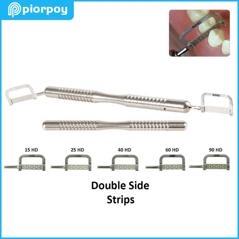 

PIORPOY Dental Orthodontic Interproximal Enamel Reduction Automatic Strip 15 To 90 HD IPR Style Contra Angle Dentistry Tools