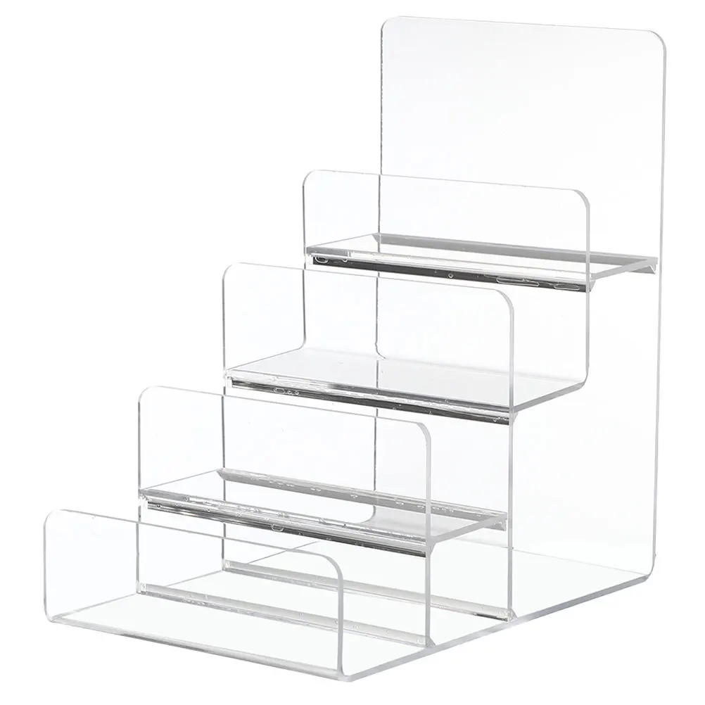 

Multi-Layer Clear Acrylic Display Stand Wallet Organizer Eyeglasses Jewelry Display Rack Desktop Storage Rack Acrylic Shelves