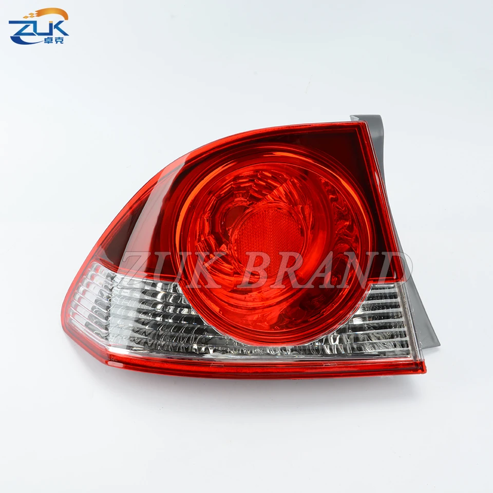 ZUK Car Outer Tail Light Rear Brake Stop Combined Lamp For HONDA CIVIC 2006 2007 2008 2009 2010 2011 FD1 FD2 Taillight Taillamp