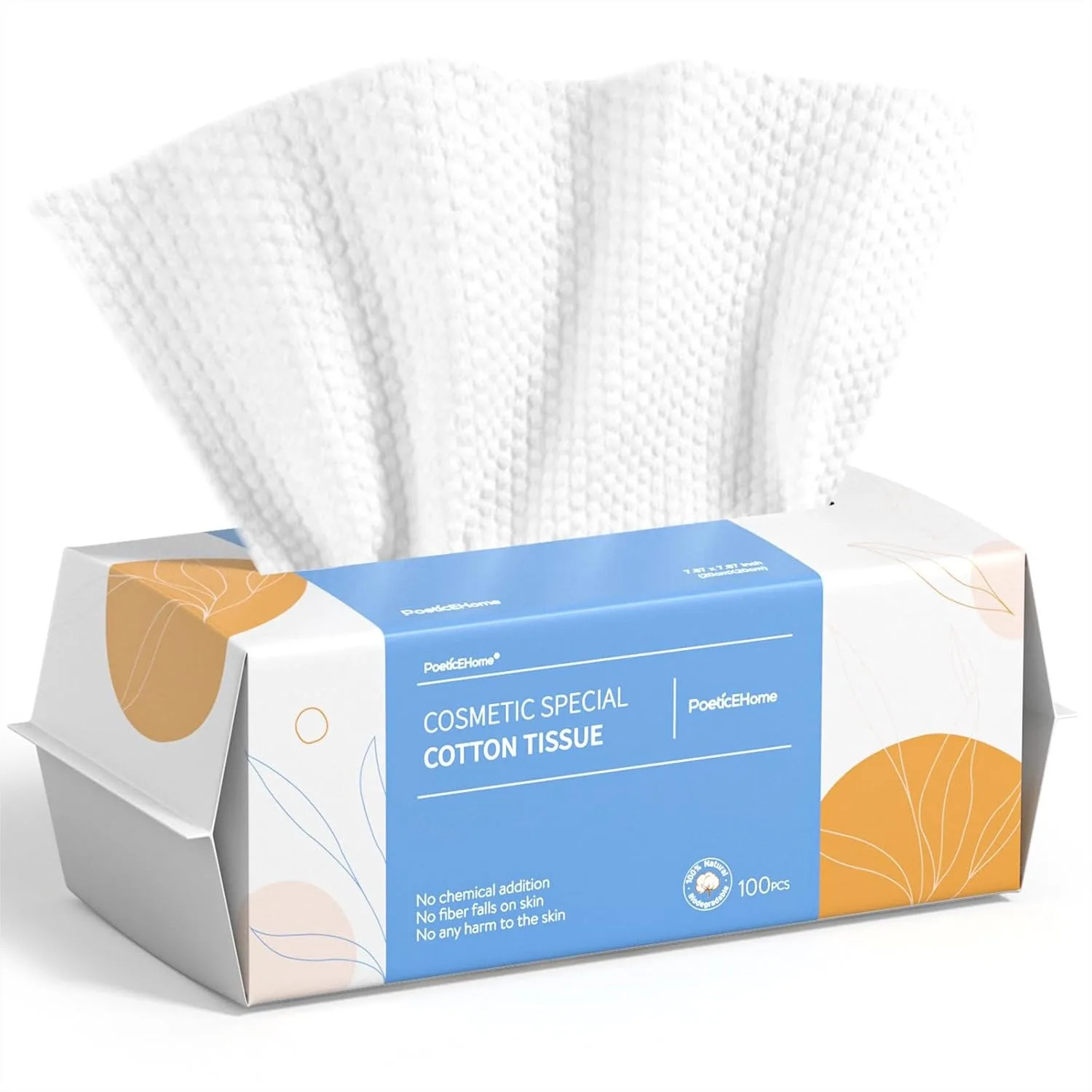 

Disposable Face Towels Ultra Soft Cotton Dry Wipes Lint Free Facial Cleansing Cloths for Makeup Removal and Travel