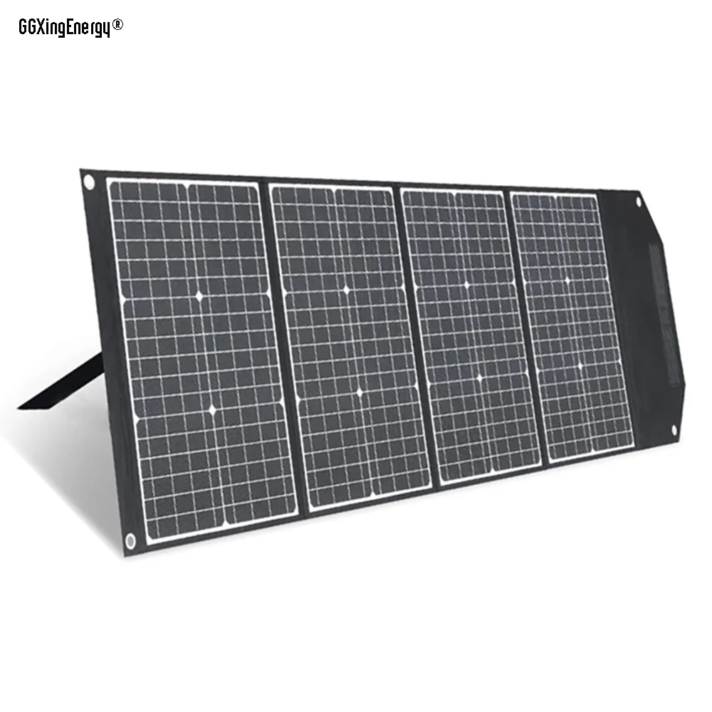 

GGXingEnergy 120 Watt Foldable Solar Panel Charging Kit for Camping