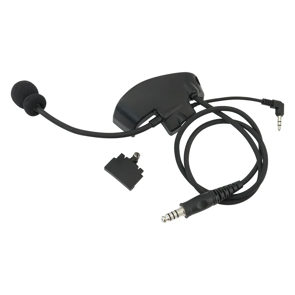 

Hearing Protection Anti-Noise Headph Adapter Mic Kit for Howard Leight Impact Sport Electronic Earmuffs Airsoft Shooting Headset