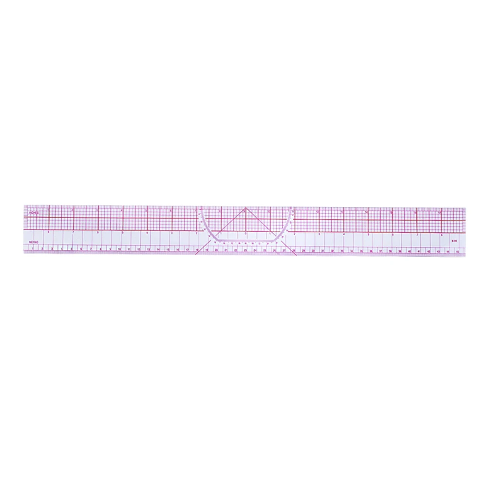 

6 Pieces Multi Function Rulers Clear High Accuracy Cutting Plate Making Tools Durable Flexible Drawing Sewing Clothing Design