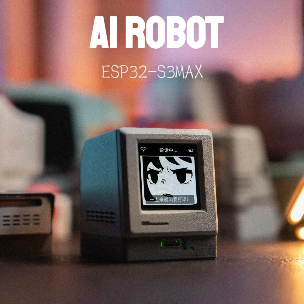 Picture 3: AI Desktop Robot Customizable DIY ESP32－S3MAX Retro Chat Robot Voice Dialogue Recognition Robot 3D Printing Voice Assistant Gift