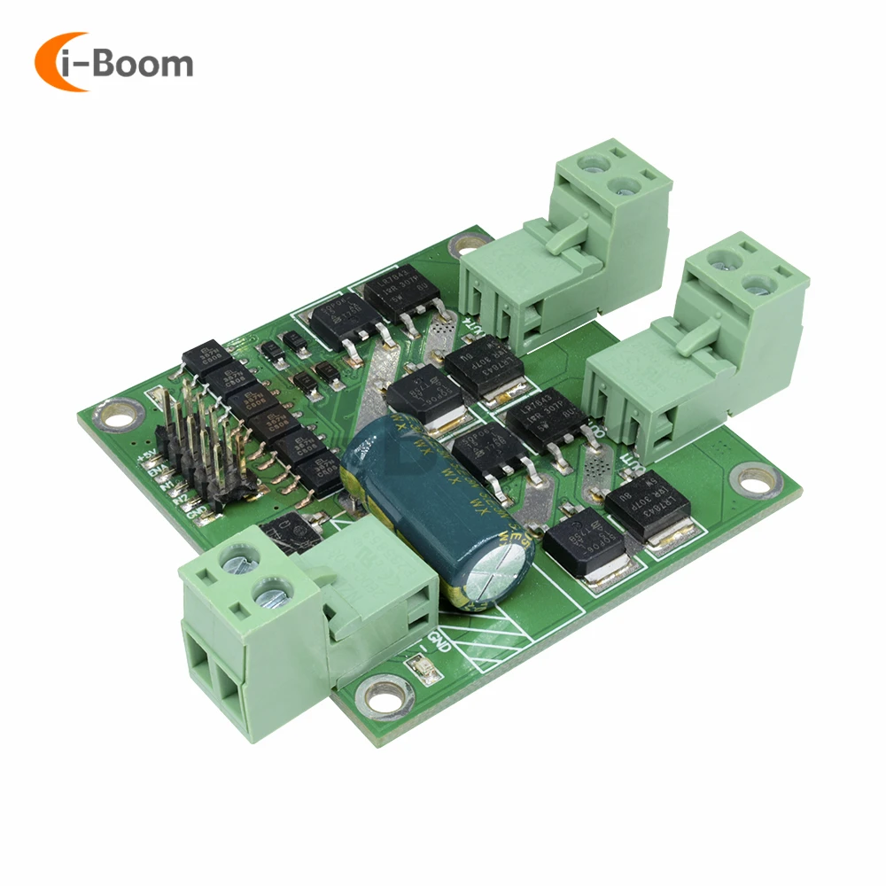 12V 24V 7A 160W Dual Channel DC Motor Driver Module H Bridge L298 Control Signal Logic PWM pulse module