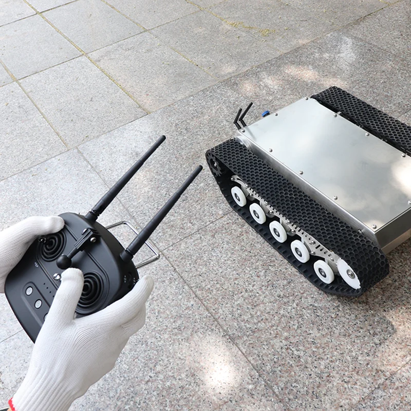 All Terrain Vehicle Tracked Off-Road Vehicle Mini Robot Tank Chassis