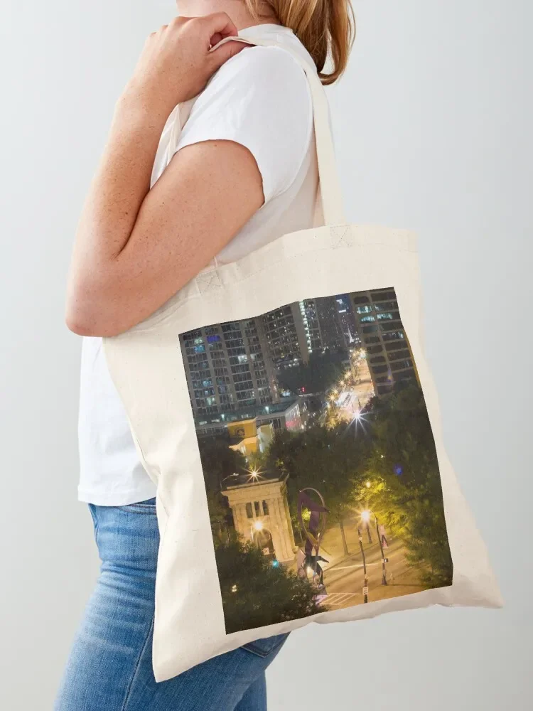 

Atlanta at Night Tote Bag Reusable bags canvas tote bag Shopper bag Cloth bags