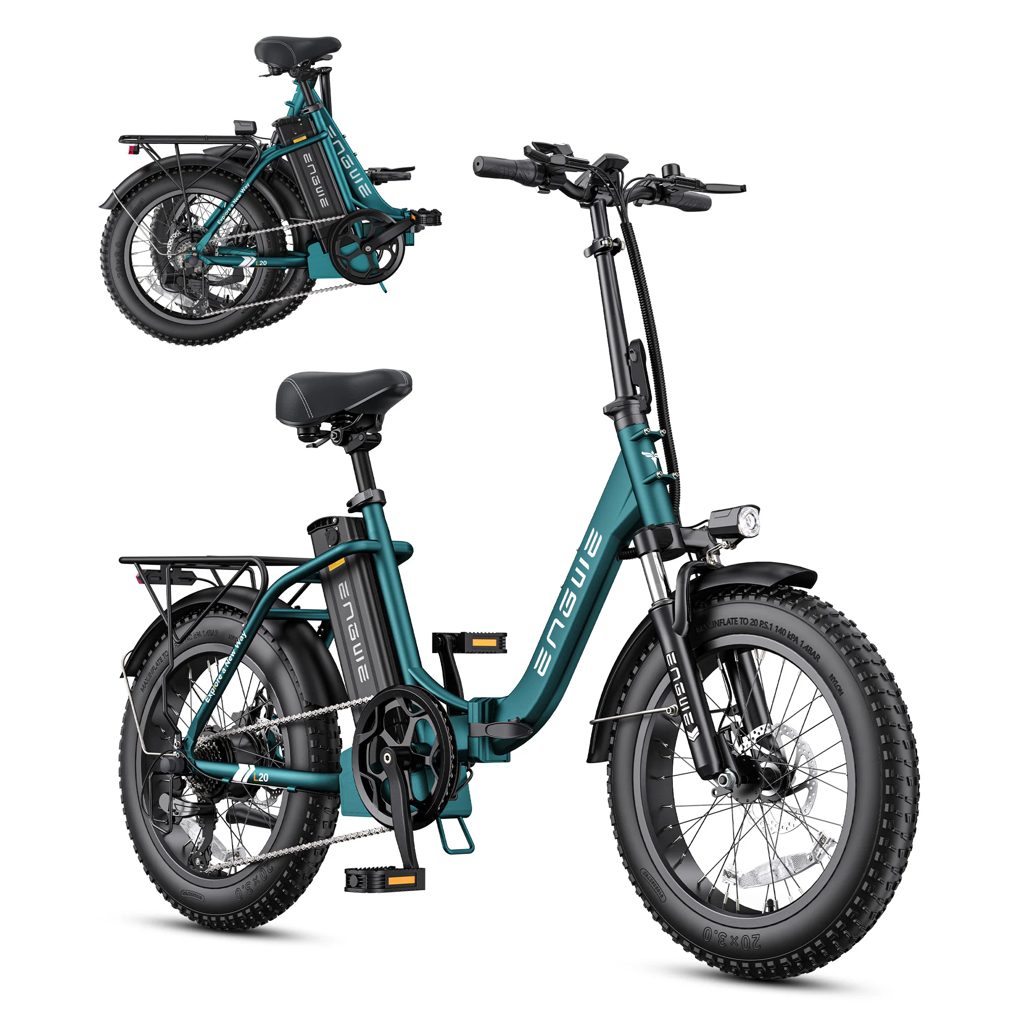 ENGWE 750W Foldable Electric Bike for Adults L20 2.0 20