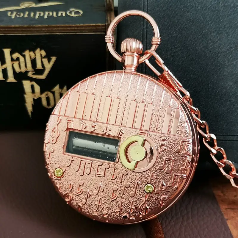 Miniso Joint Music Box Relógio de bolso Slytherin Gryffindor Hufflepuff Ravenclaw