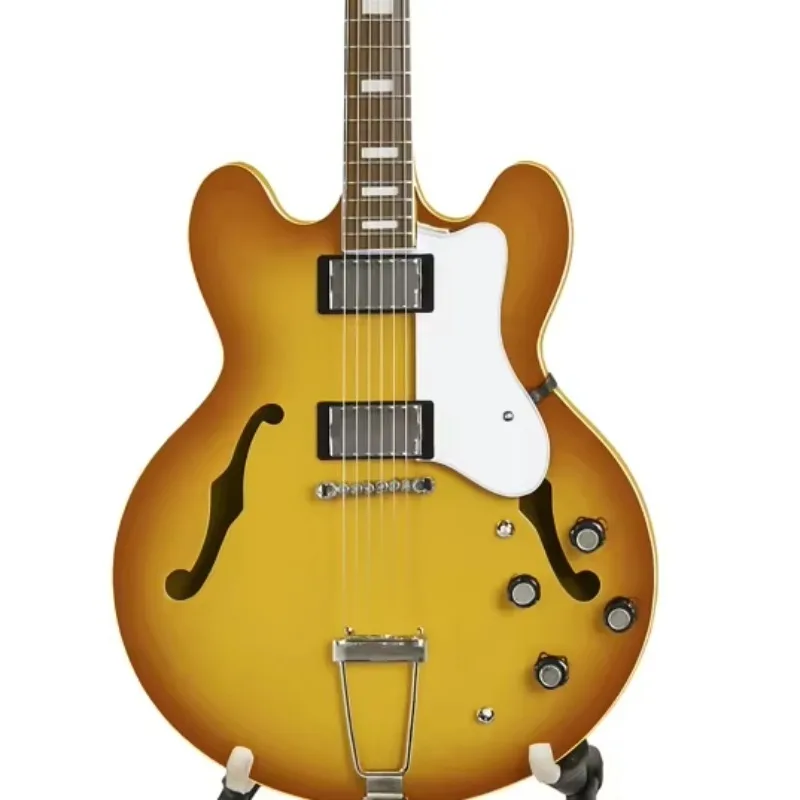 

STLF Semi-Hollow Electric Guitar Royal Tan PRO Mini Humbucker Frequensator