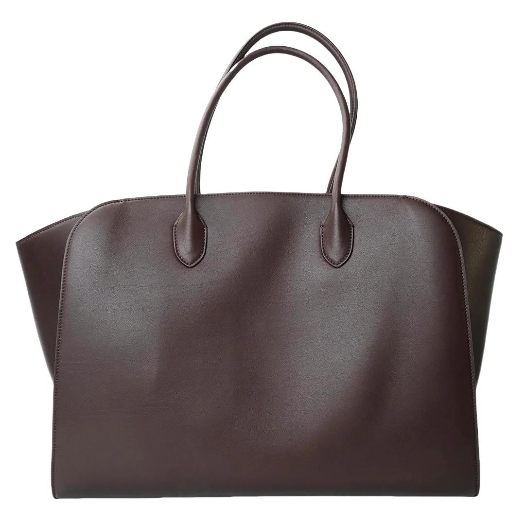 High quality genuine leather Marlo17 tote bag, women's shoulder bag, leather high-end feel, large capacity commuting computer ba