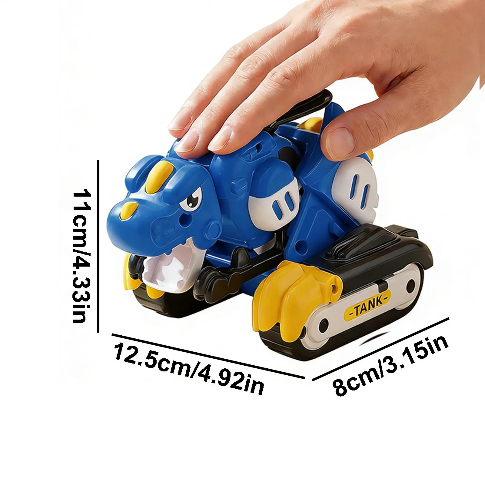 Giocattolo Auto Dinosauro Trasformabile, Modello Educativo di Carro Armato, Giocattoli Trasformabili per Casa, Scuola Materna, Bambini e Bambine, Festa di Compleanno