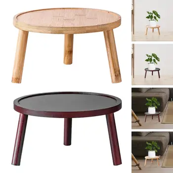 ขนาดเล็ก Planter Rack ไม้ยืนดอกไม้หม้อขาตั้ง MINI Plant ตารางดอกไม้ผู้ถือหม้อสําหรับห้องนั่งเล่น Patio ระเบียงสวน