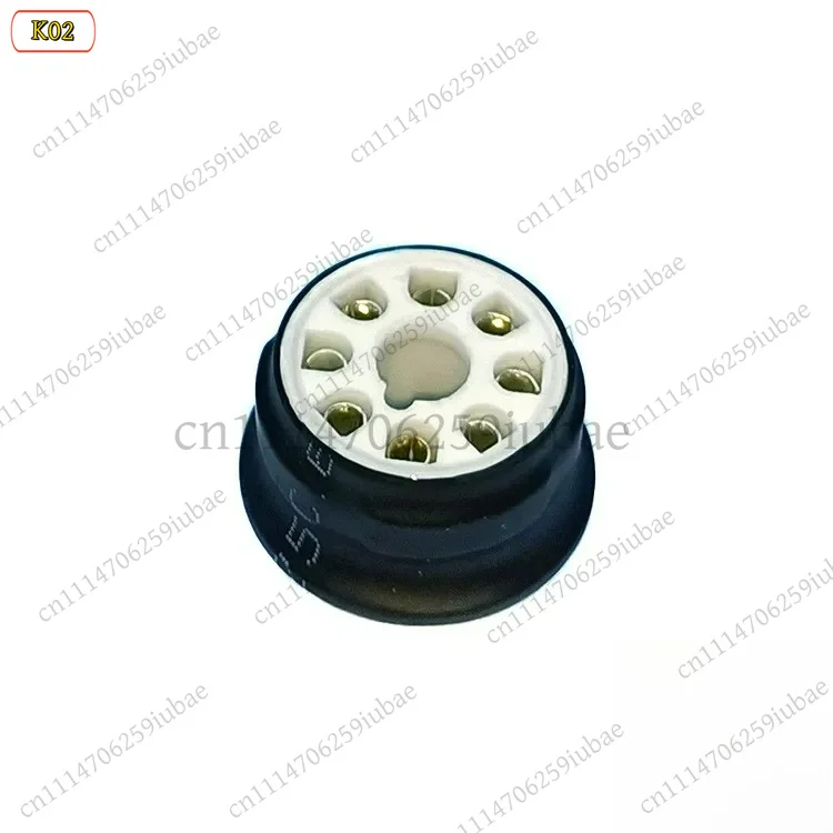 df Tube Hub Converter 8 Pin Screw Base to 9 Pin, Adapter for 6SN7 6SL7 6N8P 6N9P Replace 12AX7 12AU7 12AT7, 200KHz-10MHz