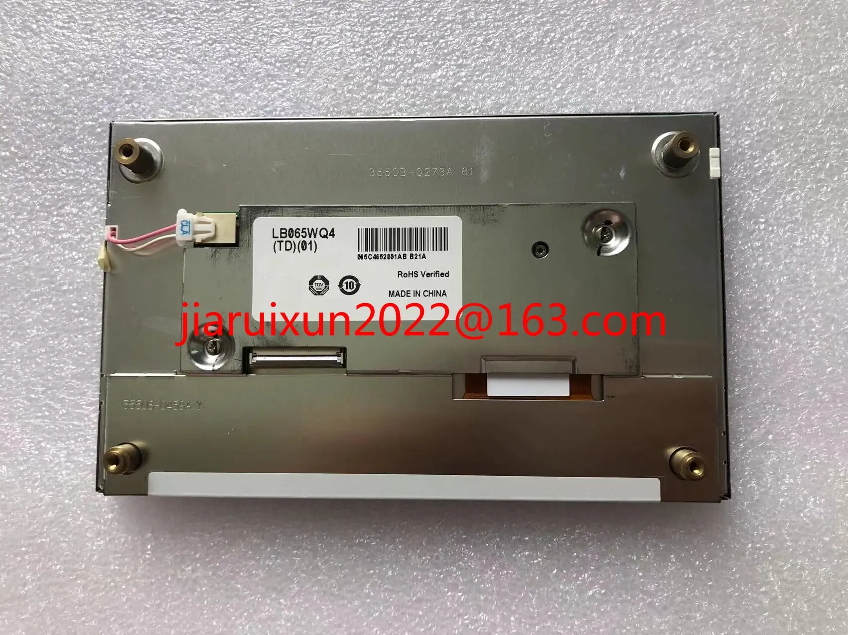 LB065WQ4(TD)(01) LB065WQ4-TD01 Original 6.5 inch 450 Nit 400*240 TFT LCD Screen for Car GPS Navigation