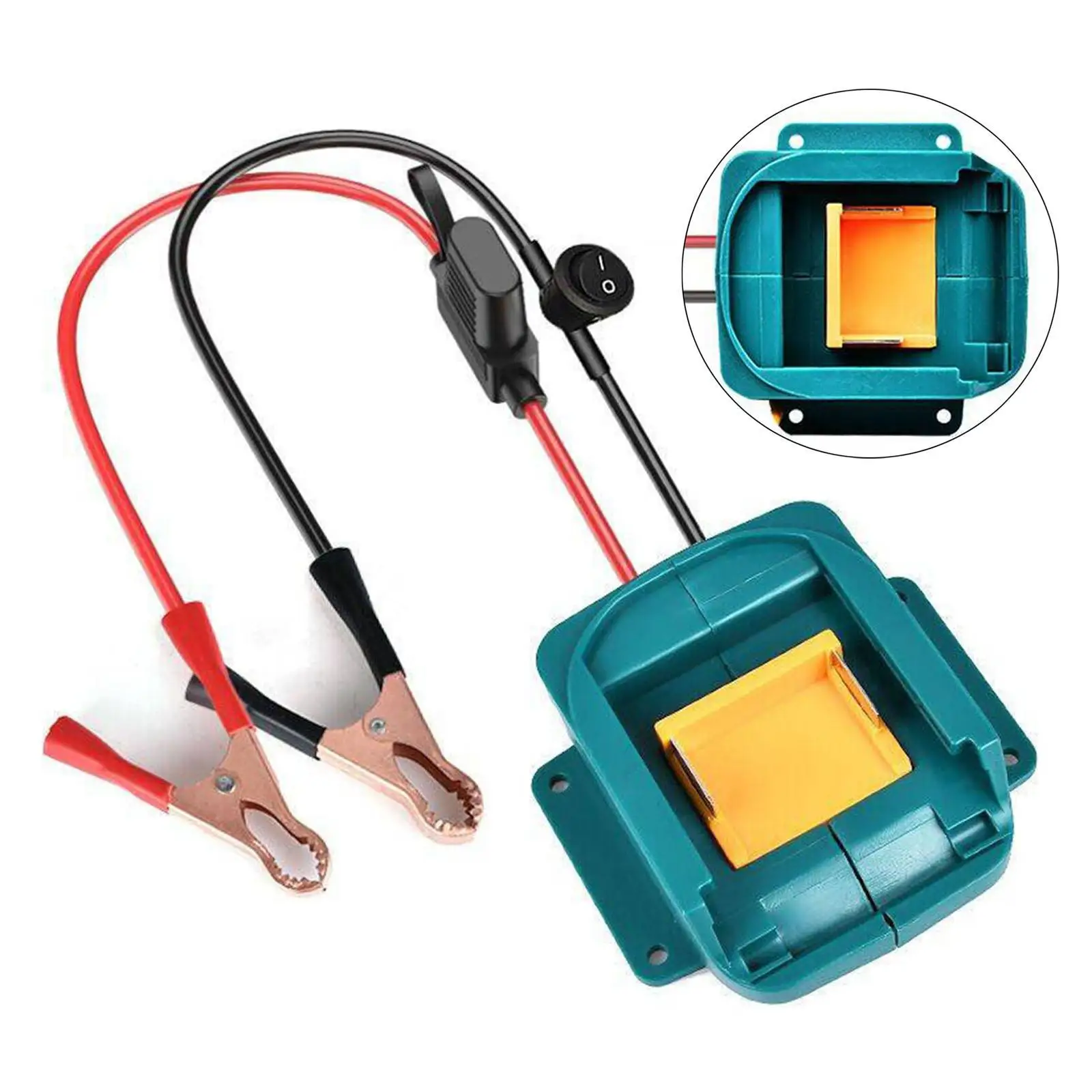 Reliable Battery Adapter Converter Scratch Resistant Plastic Power Tool Clip for Makita 18V DIY Robotics