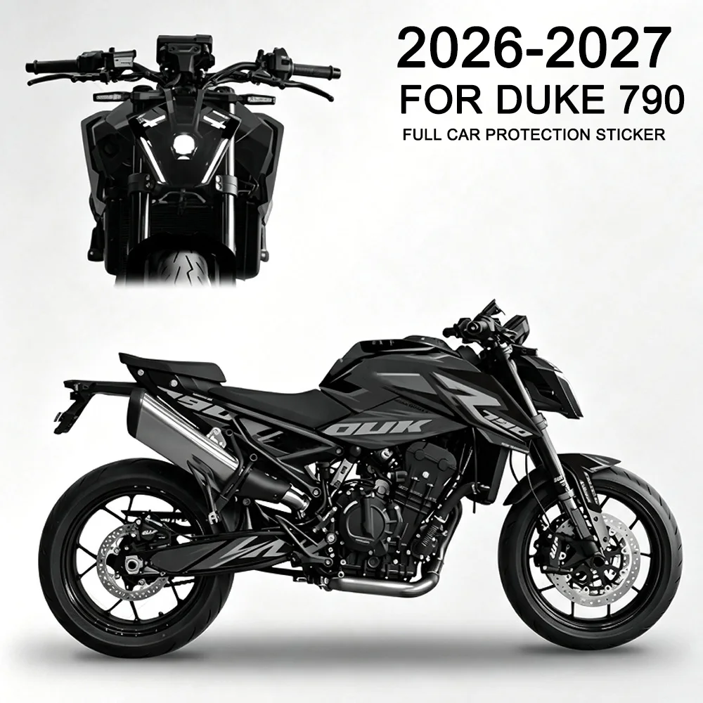 FOR Duke 790 2026-2027 FOR 790 For Duke Full-body Protective Decal Waterproof Motorcycle Scratch-Resistant Paint Protection