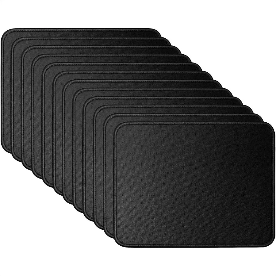 

Mouse Pads 8 3 4 x 11 in with Stitched Edges and NonSlip Rubber Base Premium Textured Mouse Mat for Computers Laptop Gaming Off