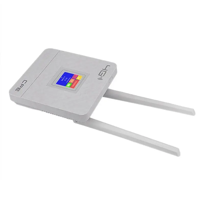 2X CPE903 LTE Home 3G 4G 2 External Antennas Wifi Modem CPE Wireless Router With RJ45 Port And SIM Card Slot US Plug