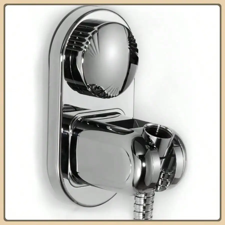 

Держатель для ручного душа на присоске — перемещаемый — регулируемый по 5-позиции — настенный монтаж с вакуумной отделкой