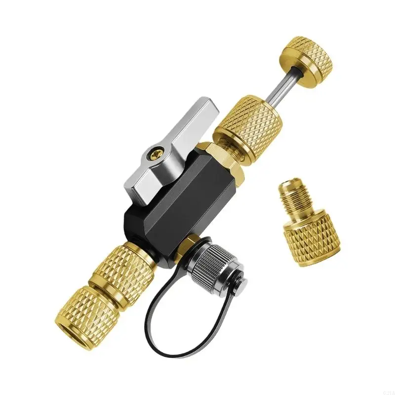

Multipurpose Fast Release Tool For Removing 1/4 And 5/16 Valves Cores Supporting Various Refrigerants Like R22 R407 R410