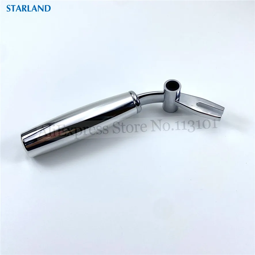 One Silver Color Metal Hand Grip New Fitting Part Handle Lever Of Soft Ice Cream Machines Accessory