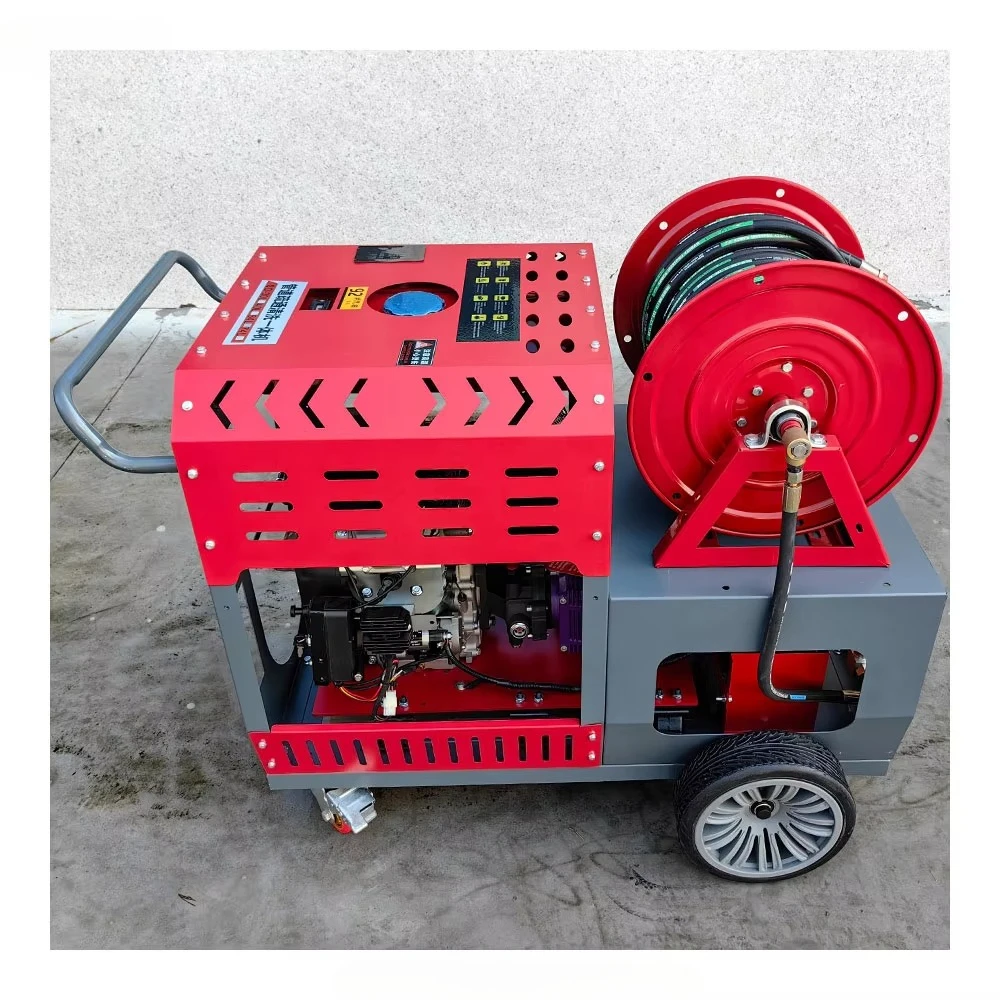 200bar 60L Remote Control Pipe Dredging Machine High Pressure Water Jet Cleaner