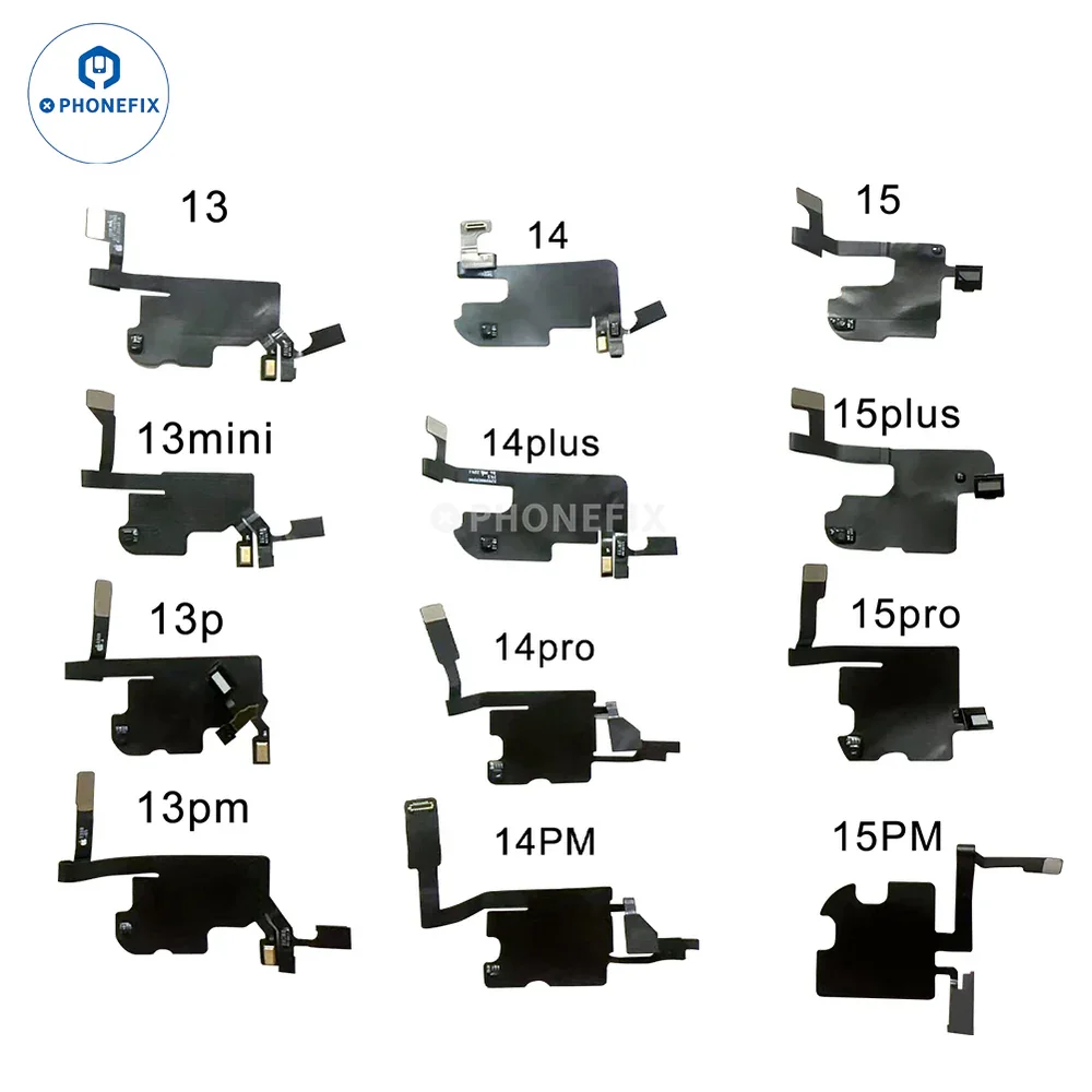 1Pcs Earpiece Proximity Light Sensor Flex Cable For iPhone 13 14 15 16 Pro Max Ear Speaker Replacement Parts Broken Cable