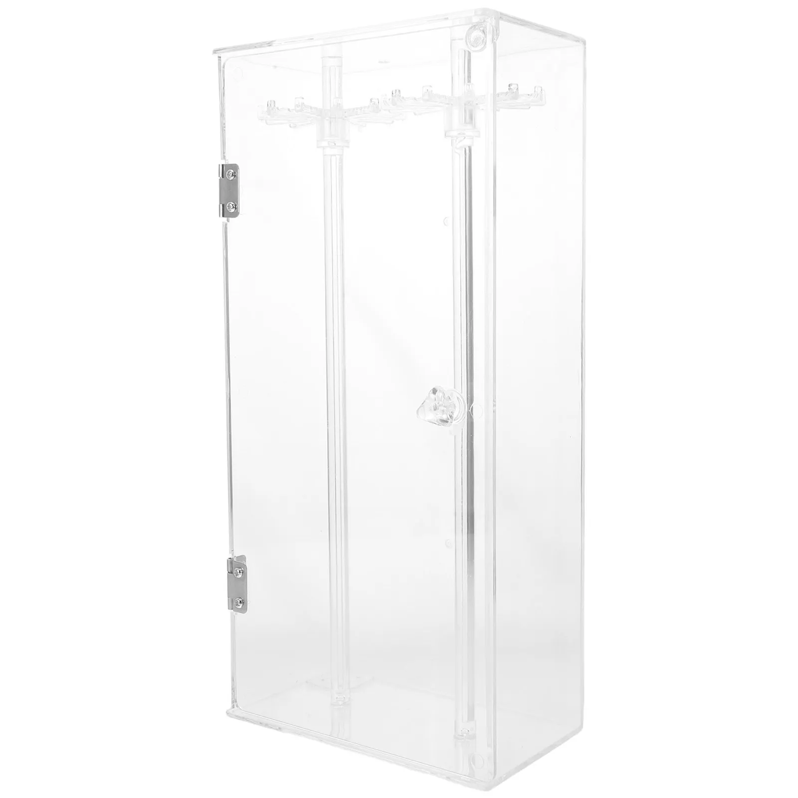 

Clear Acrylic Necklace Holder Rotating Jewelry Organizer Storage Case Pendant Display Rack Stand Vanity Desk Bracelets Women