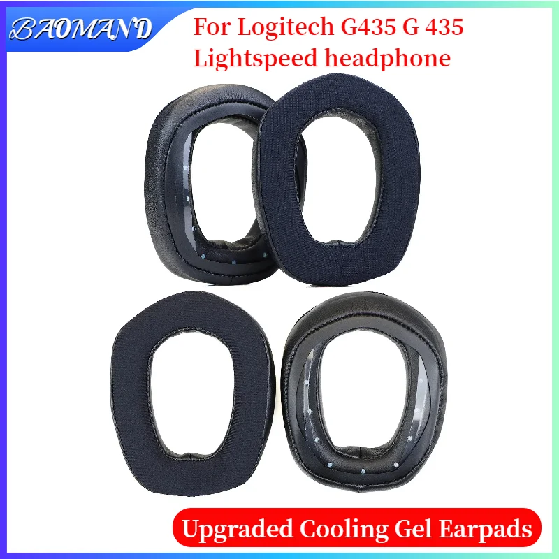 

Replacement Cooling Gel Ear Pads For Logitech G435 G 435 Lightspeed Gaming Headphones