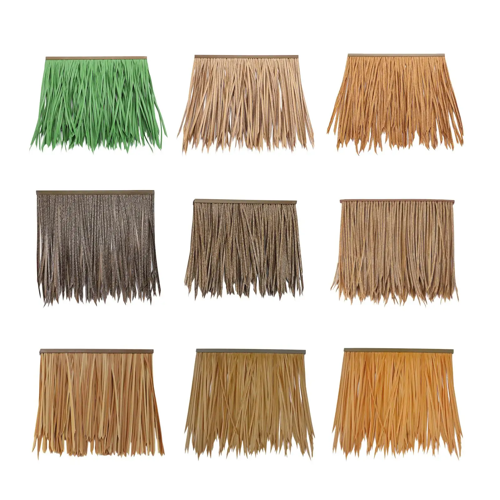 Straw Roof Thatch Panel Palm Thatch Using Universal Equipment