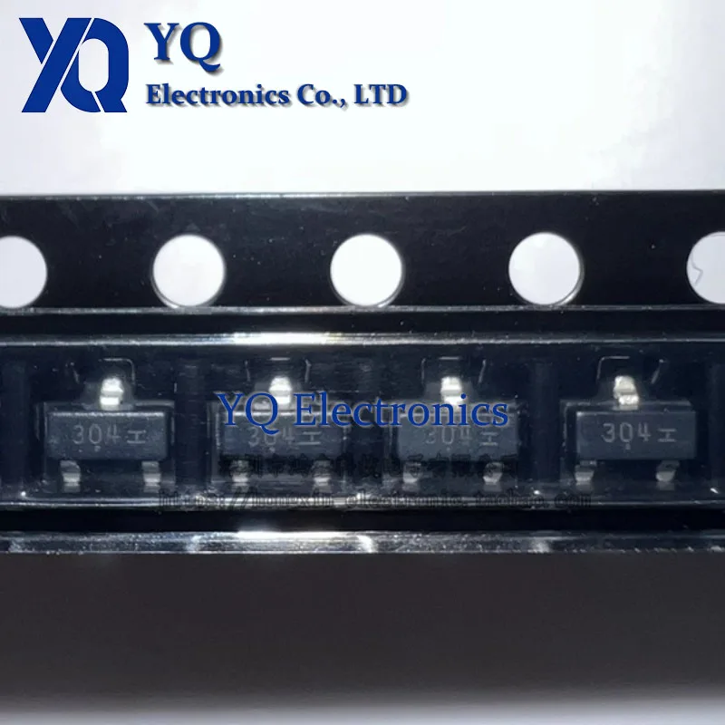 

100PCS/lot New Original FDV304P 304 FDV303N FDV304P SOT23 Transistor SMT Field effect MOS transistor
