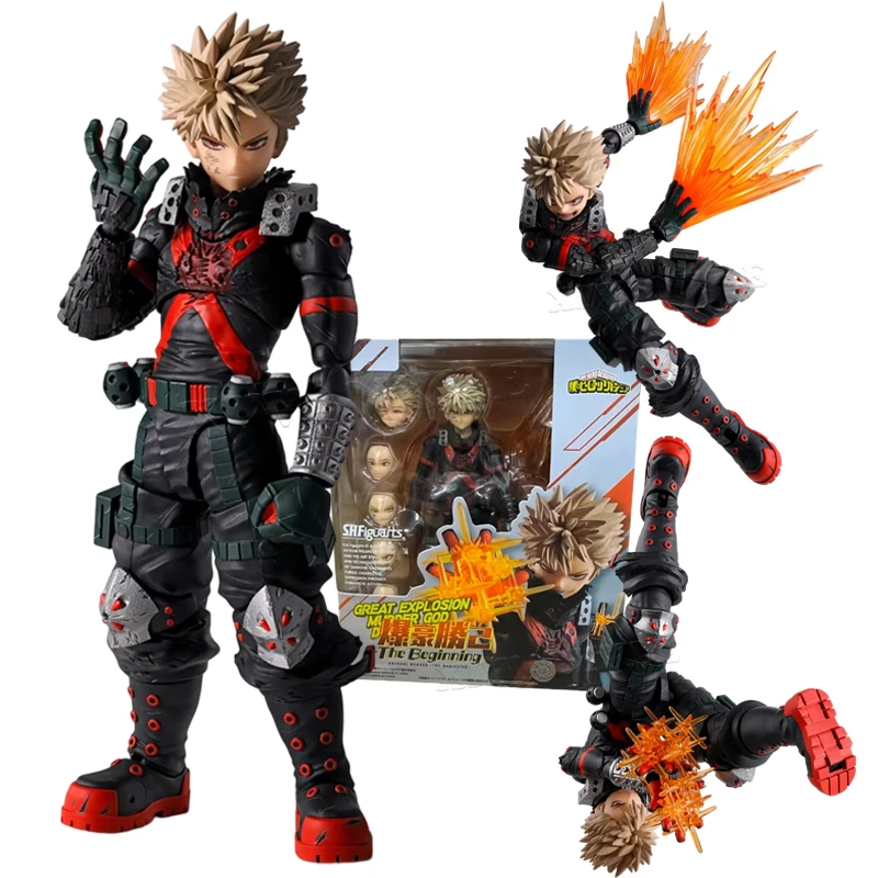 My Hero Academia Bakugo Katsuki Anime-Figur Boku no Hero Todoroki Shoto/Kaminari Denki/Midoriya Izuku Actionfigur Modell Spielzeug